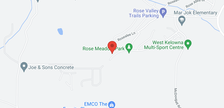 map of 1526 Rose Meadow Drive